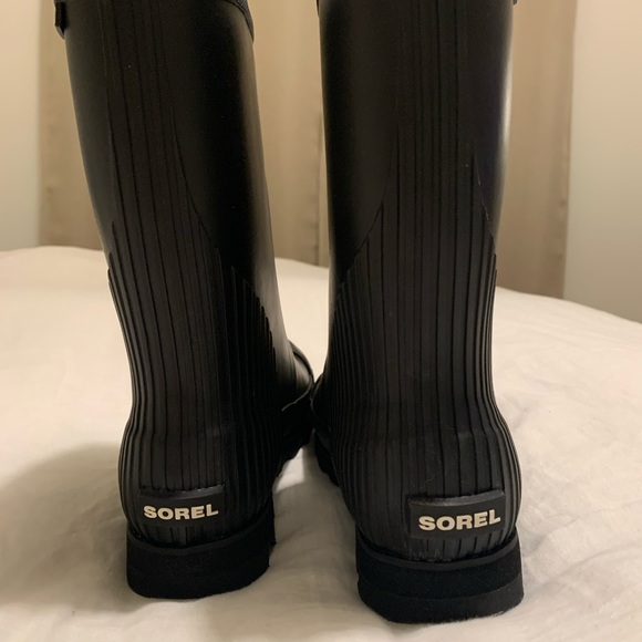sorel joan short rain boots